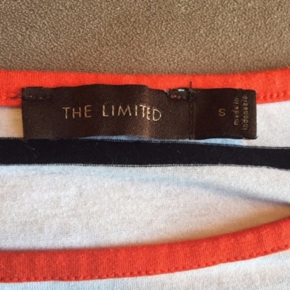 The Limited French Style Striped Short Sleeve Tee – Size Small - Picture 6 of 6